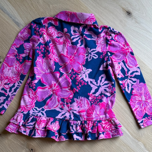 Lilly Pulitzer Matching Big Sister/Little Sister Ruffled Tops - Picture 6 of 9